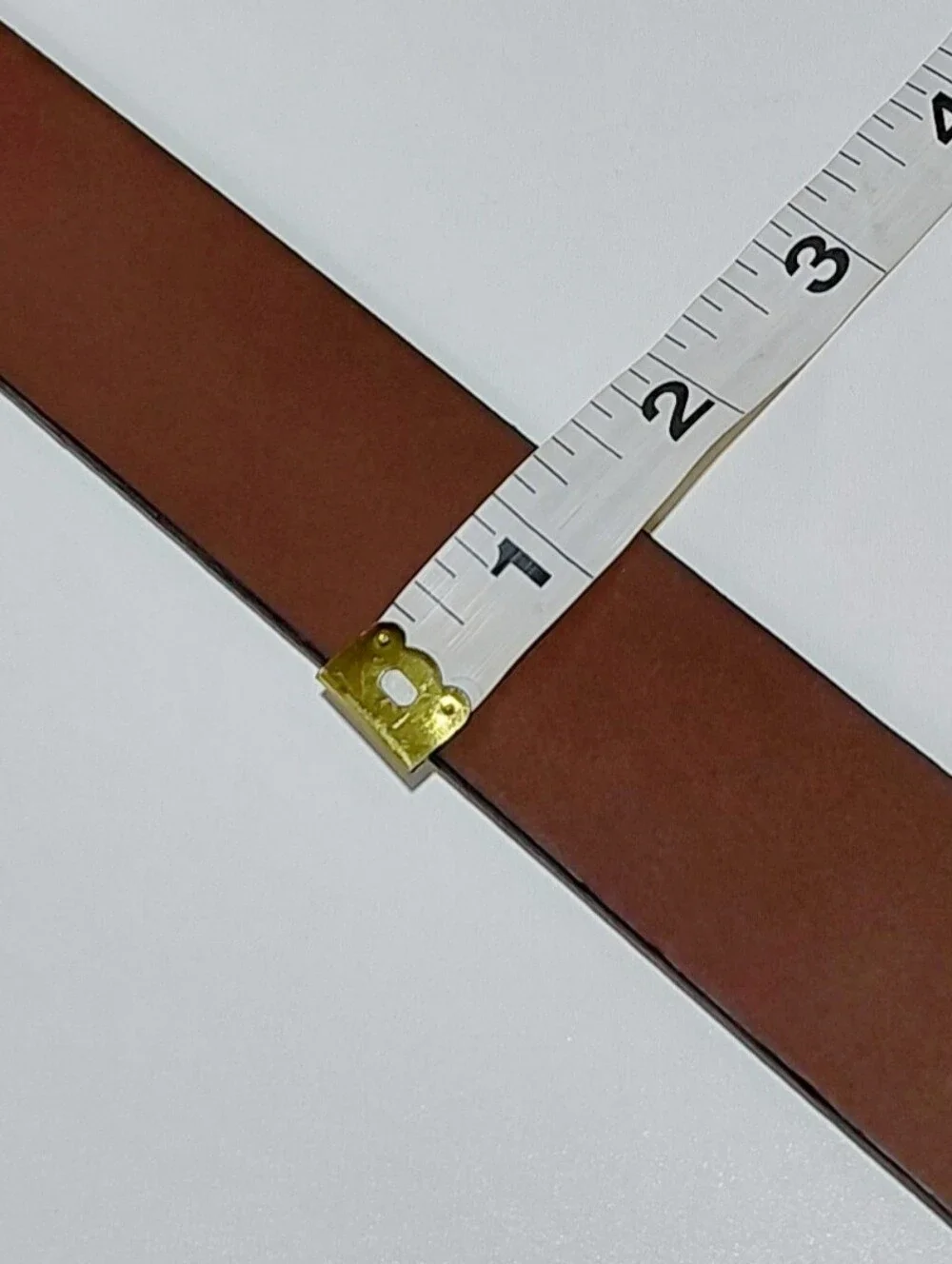 TIMBERLAND Men's Brown Leather Belt Size 44